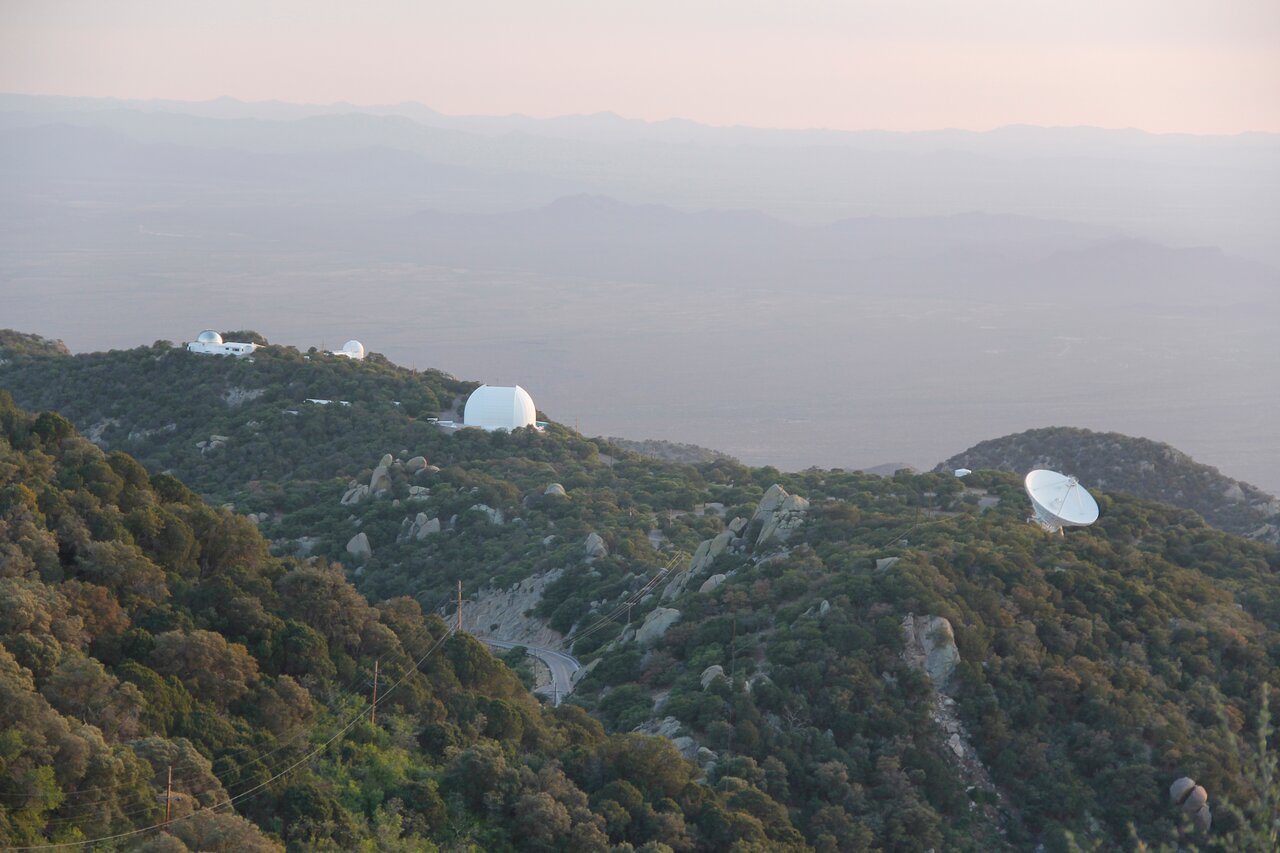 Photograph of Very Long Baseline Array Dish